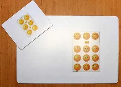 Schreibtischunterlage Set 40 x 60 cm mit Mousepad transparent z Selbstgestaltung - Bild 1 von 4