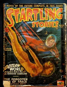 Startling Stories Pulp Winter 1946 Edmond Hamilton Sam Merwin Jr - Picture 1 of 2