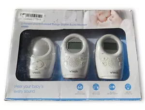 VTech DM1211-2 Enhanced Range Digital - Two Parent Unit Baby Monitor Open Box - Picture 1 of 2
