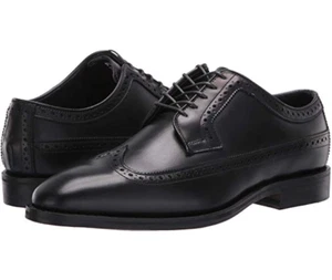 New in Box Mens Allen Edmonds Greene Street Oxford Black Shoes SZ 10 M MSRP $425 - Picture 1 of 5