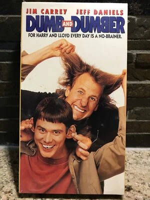 Dumb and Dumber (VHS, 1995) Rare Sealed Original New Line Home Video Jim Carrey - Image 1 of 4