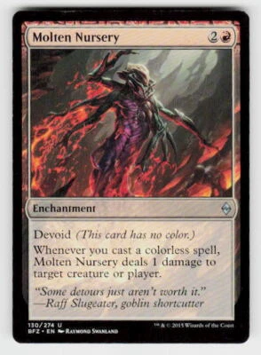 Battle for Zendikar #130 Molten Nursery - Image 1 of 2