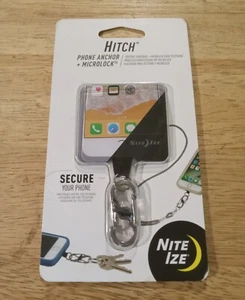 Nite Ize Hitch Phone Anchor + Microlock - Stainless Microlock S-Biner Secure - Photo 1 sur 2