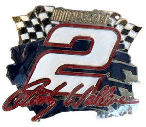 Nascar Rusty Wallace Miller Lite #2 Racing Hat/Lapel Pin  - Picture 1 of 3