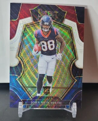 2022 Select Tri-color Wave Prizm John Metchie III 145/199 Premier Level - Image 1 of 2