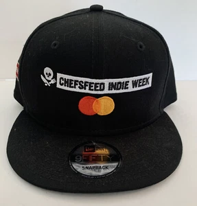 Indie Chef's Week 2018 Chefwear New Era 59fifty Snapback Hat Cap - Picture 1 of 6