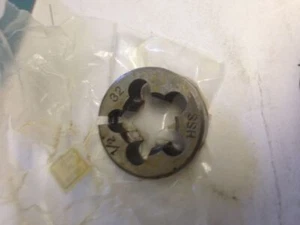 1/2"-32 x 1" HOCHGESCHWINDIGKEITSSTAHL RUND VERSTELLBAR MATRIZE - Bild 1 von 1