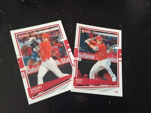 Shohei Ohtani & Mike Trout 2020 Donruss base cards FREE SHIPPING - Picture 1 of 1