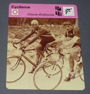 FICHE CYCLISME 1925 OTTAVIO BOTTECHIA ITALIA TOUR FRANCE WIELRIJDER CICLISMO - Imagen 1 de 2