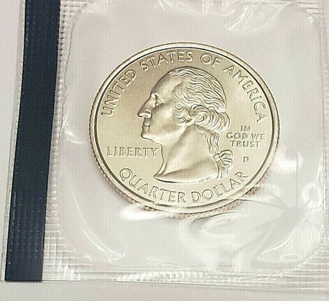 1999 D GEORGIA  STATE QUARTER  In Mint Cello (VERY NICE COIN) Cover