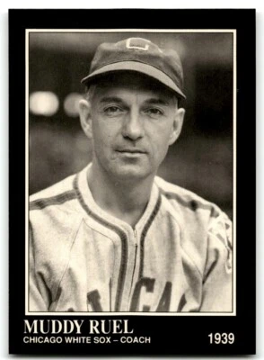 1991 CONLON COLLECTION TSN MUDDY RUEL CHICAGO WHITE SOX #284 - Image 1 of 2