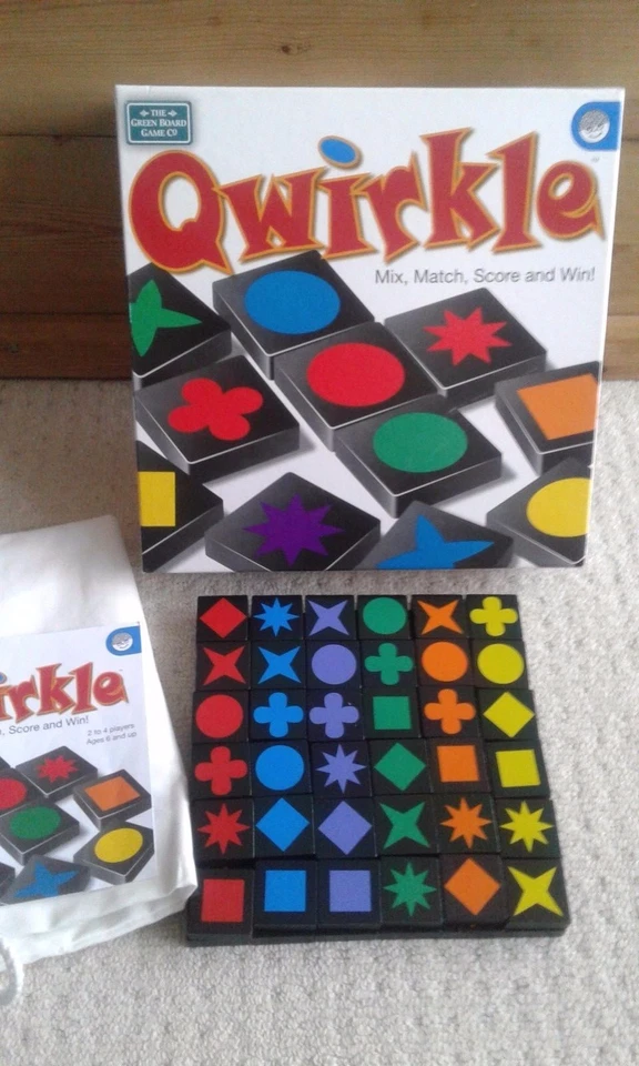 QWIRKLE juego azulejo de madera original *PIEZAS DE REPUESTO / REPUESTOS* Foto 1 de 1