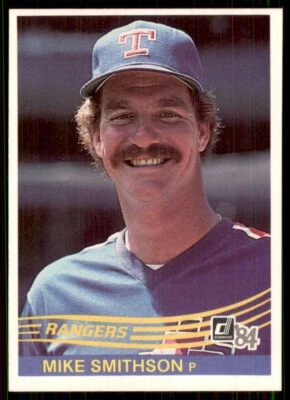 1984 Donruss Set Break #221 Mike Smithson Texas Rangers - Image 1 of 2