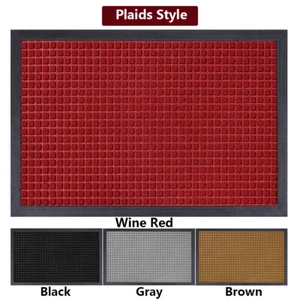 Front Door Mat Entrance Floor Rug Doormat Non-Slip Mat Indoor Outdoor Waterproof - Picture 1 of 38