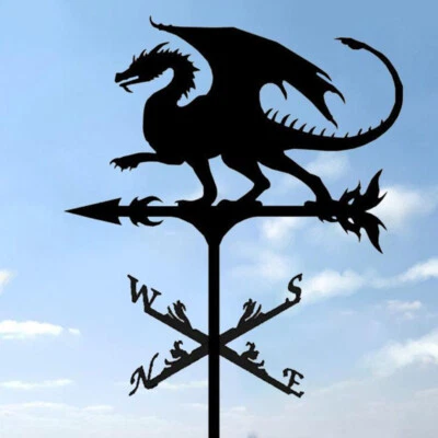   Weathervane Weather Vane Outdoor Yard Barn Ornament Dragon - Image 1 of 4