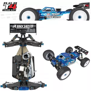 Associated 80947 1/8 4WD Nitro Off-Road Competition Truggy RC8T4 Team Kit - Picture 1 of 10