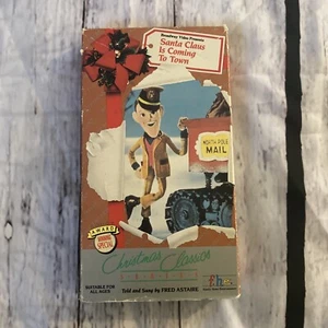 Santa Claus Is Coming to Town VHS 1993 Fred Astaire, Christmas Classics #1 Red - Picture 1 of 3