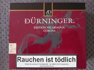 Dürninger Edition Nicaragua 20 Corona Cigars Zigarrenkiste Holz Zigarrenbox - Bild 1 von 4