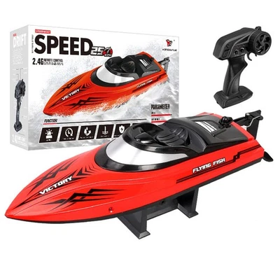 2,4GHz RC Boot Ferngesteuertes Rennboot Speedboot Schiff Boot Fernbedienung - Bild 1 von 4