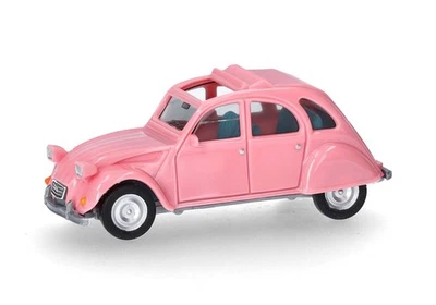 HERPA,CITROEN 2CV 带开放式折叠车顶粉色,1/87,HER020824-008 — 第 1/4 张图片