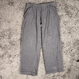 Vintage Nike Lounge Hose Gr. XL bestickt Ankle Swoosh grau - Bild 1 von 9