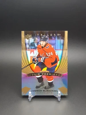 2020-21 Upper Deck Trilogy Premieres /999 Level 1 Connor McMichael #82 Rookie RC - Image 1 of 2