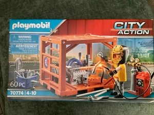 Playmobil 70774 City Action Frachtcontainer und Schweißer - Bild 1 von 2