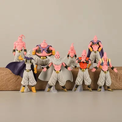 Set 8 Personaggi Dragon Ball Z – Majin Bu e Super Saiyan Action Figure - Immagine 1 di 4
