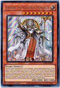 Ethther the Heavenly Monarch (UR) Ultra Raro RA04-EN018 Casi Nuevo - Imagen 1 de 1