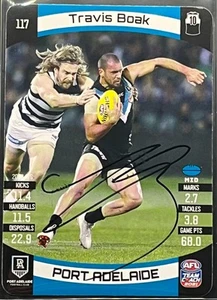 Autógrafo de Travis Boak Port Adelaide Power firmado en tarjeta Teamcoach 2021 - Imagen 1 de 1