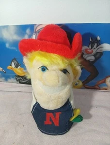 Vintage Retro Nebraska Corn Husker Handpuppe Maskottchen NCAA Herbie Husker P - Bild 1 von 12