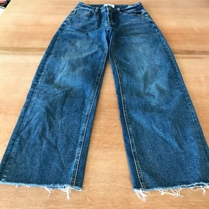 Frame Le Skinny De Jeanne Jeans Women 26 Blue High Rise Raw Hem Medium Wash - Picture 1 of 14