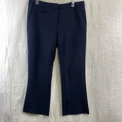 Zac & Rachel Pants Womens Size 12 Navy Blue Stretch Dress Career Work Office - Image 1 of 4