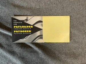 1960's Hough Payloader Paydozer Tractor Brochure Vintage Shovels Pushers Dozers - Picture 1 of 3