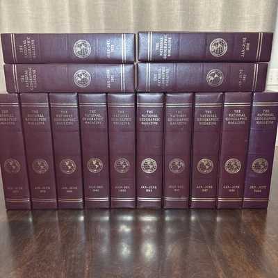 National Geographic Faux Leather Slip Cases- NO Magazines- FREE SHIPPING Foto 1 de 4