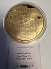 Gigant Medaille 70mm Deutsche Wahrzeichen - Porta Nigra vergoldet PP