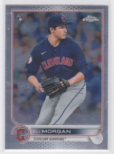2022 Topps Chrome Eli Morgan Rookie Cleveland Guardians #62 - Picture 1 of 2