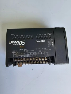 AUTOMATION DIRECT D0-05AR DIRECTLOGIC DL05 KOYO PLC UNIT - Image 1 of 3