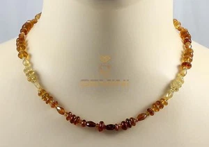 Hessonit-Granatkette Zimtstein mit Citrin Halskette für Damen - Gemini Gemstones - Bild 1 von 2