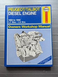 Peugeot 1.7 & 1.9 Diesel Engine (1982-1990) Haynes Owners Workshop Manual - Picture 1 of 8