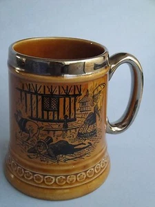 Large 5" Princess House Exclusive Fine Earthenware Beer Stein Made in England  - Picture 1 of 7