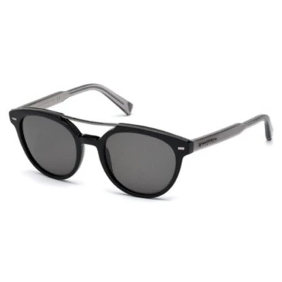 Authentic ERMENEGILDO ZEGNA EZ0006 05D Black/Other/Smoke Sunglasses 51 mm (22-6) - Image 1 of 4