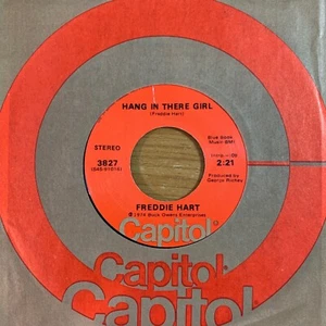 Freddie Hart - Hang In There Girl // 7" - 1. US-Pressing 1974 - TOP - Bild 1 von 1