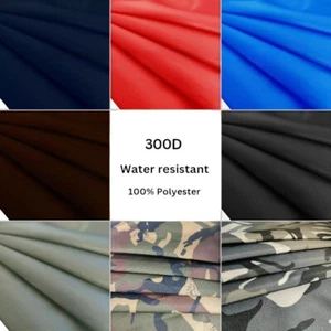 Water-Resistant 300D Fabrics - Durable 100% Polyester Fabric Available by Meter - Picture 1 of 9