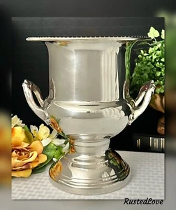¡Cubo de champán Leonard plateado urna trofeo plateado cubo de hielo plateado! - Imagen 1 de 11