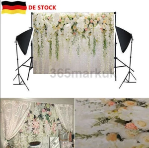 Rose Hochzeit 3D Blumen Hintergrund Tuch Video Foto Studio Fotografie Requisiten - Bild 1 von 2
