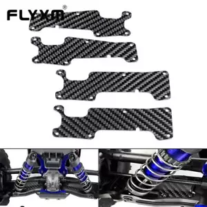 Kohlefaser vorne / hinten Schwingen Abdeckplatte für 1/8 Traxxas Schlitten - Set 4 - Bild 1 von 15