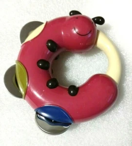 B Toys Purple Caterpillar Tambourine Music Instrument Toy Kids Toddler - Picture 1 of 12