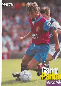 FOTO FIRMADA GARY PARKER ~ ASTON VILLA - Imagen 1 de 2