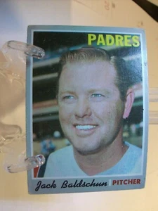 1970 Topps Baseball  #284 - Jack Baldschun - San Diego Padres  70-326 - Picture 1 of 2